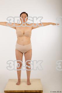 Whole body nude modeling t pose of Gwendolyn 0001